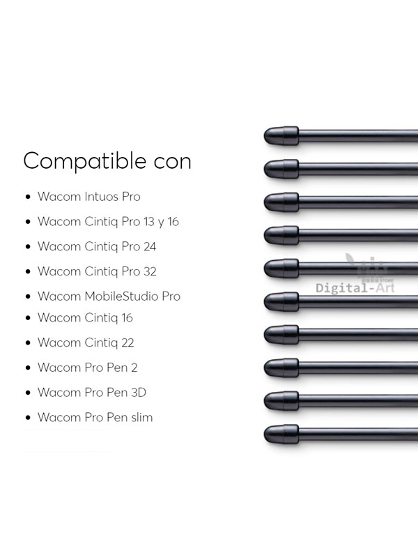 Wacom Pen Nibs Standard (paquete de 10)<br>Stock: 1