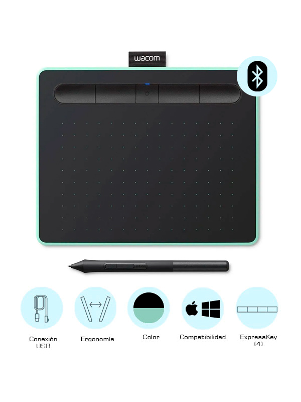 Intuos Small Bluetooth Pistacho<br>Stock: 5