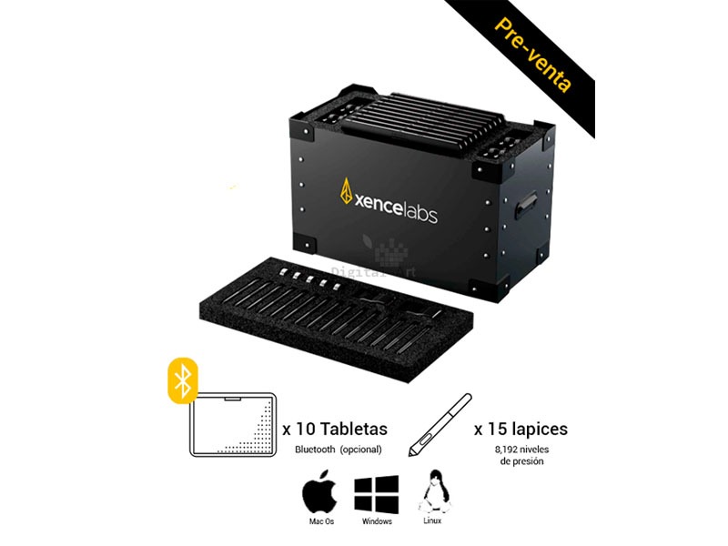 Xencelabs Tableta Gráfica Mediana Paquete Educativo<br>Stock: 0